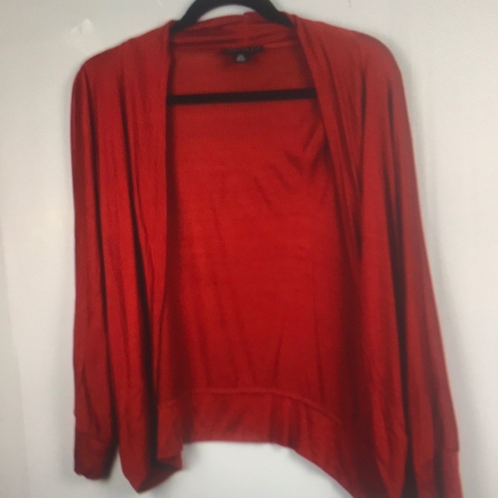 Forever 21 plus size orange open cardigan
